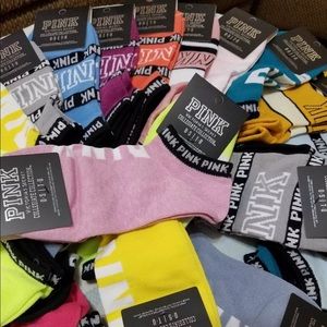 Brand new 10 pairs vs pink no show socks
